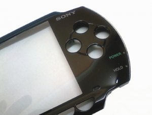 Replacement top case for PSP2000 Black