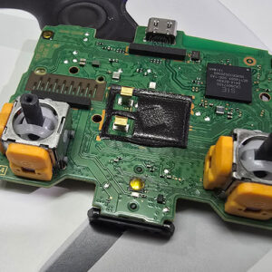 PS5 controller board with Hall Effect joysticks installed by consoletronics.com